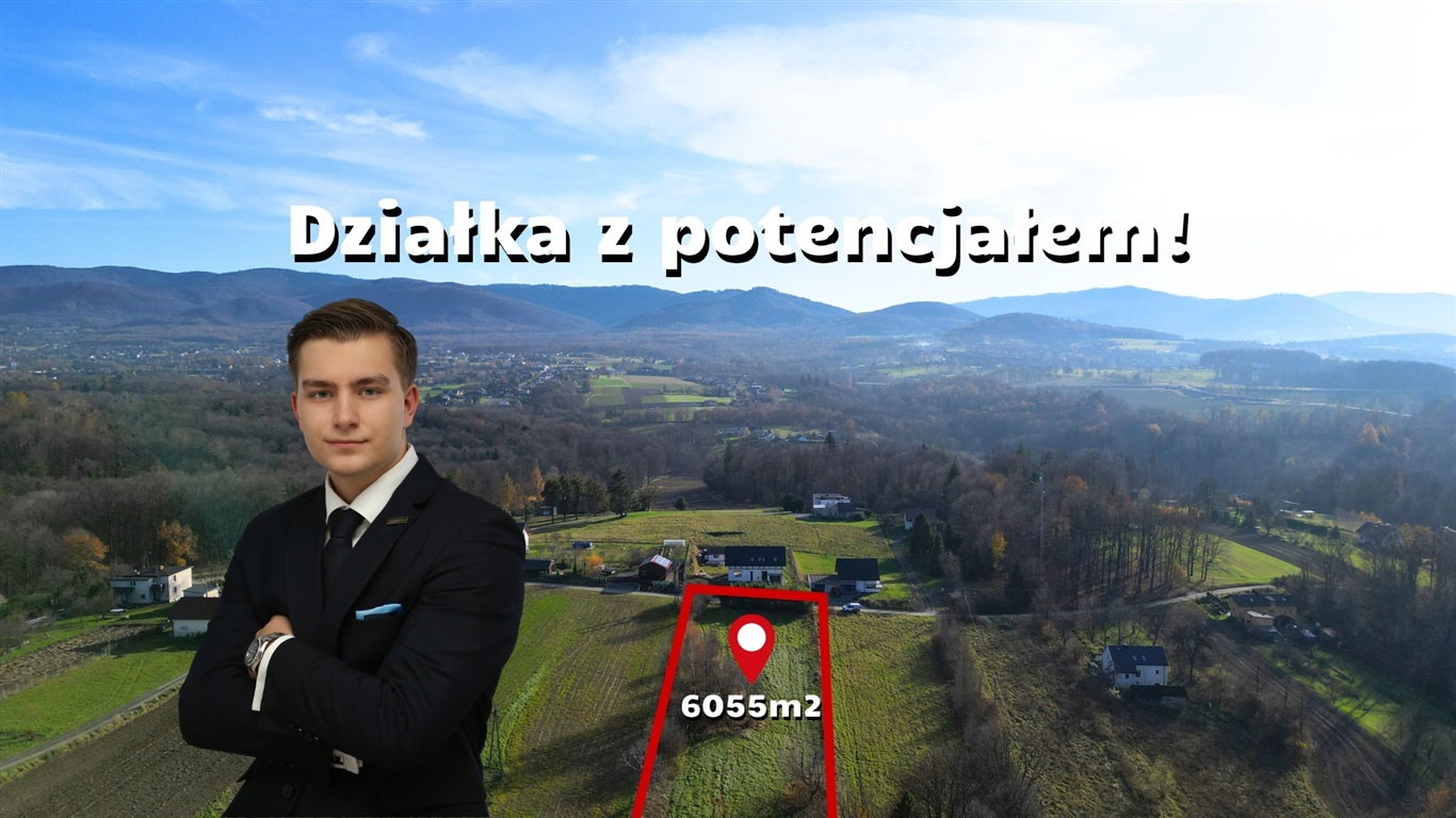 Cicha okolica i piękne widoki – Duża działka!
