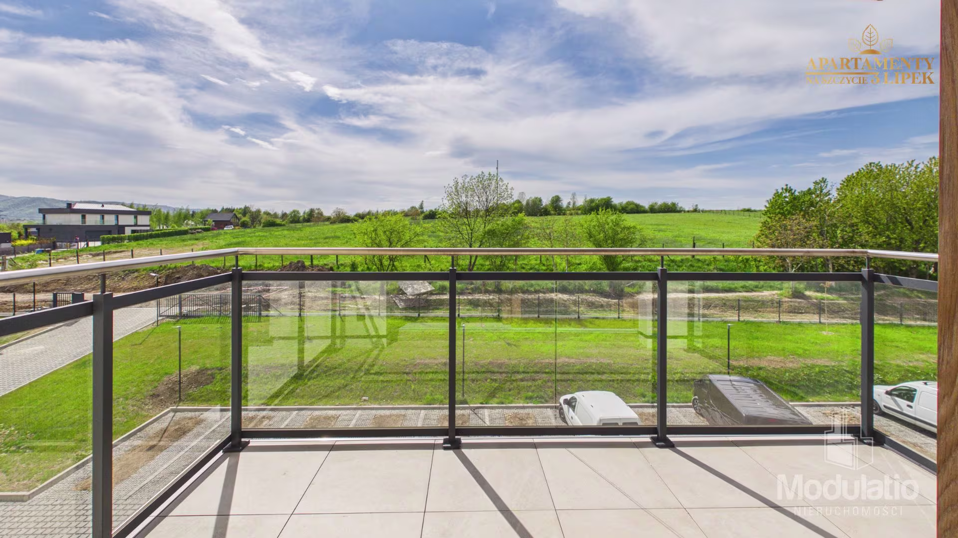 Apartamenty na Szczycie 3 Lipek - panorama z balkonu